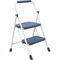 Wrightmaster 2-Step Lightweight Steel Step Stool, 8 ft. Reach with Safety Lock, 800 lb. Capacity, Blue ZoroLDR-BT2S-BU - alternate 1