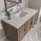 James Martin Vanities Portland 48" Single Vanity, Whitewashed Walnut, w/ 3 CM Siberian Silestone Top 620-V48-WW-3SFR - alternate 2