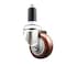 Service Caster 3 Inch 316SS Maroon Polyurethane Wheel Swivel 1-3/8 Inch Expanding Stem Caster SCC-SS316EX20S314-PPUB-MRN-138 - alternate 1
