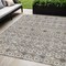 Homeroots 5' X 8' Taupe Gray And Gold Geometric Washable Indoor Outdoor Area Rug 612227 - alternate 1