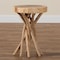 Bali & Pari Liberte Natural Teak Wood End Table 248-13749-ZORO - alternate 2