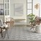 Homeroots 7' X 10' Light Gray And Gray Geometric Indoor Outdoor Area Rug 550825 - alternate 2