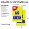Signmission Free Ac Check, Vinyl Decals Only 24 Inch x 36 Inch, Vinyl Decal, 2PK DSB-2436-2PACK-Free Ac Check - alternate 2