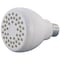 Boston Harbor Shower Head, 1.75 gpm, 1/2-14 NPT Connection, Threaded, 1-Spray Function, Plastic, White B11041WH - alternate 1