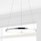 Jonathan Y Brice 15.75" Modern Contemporary Metal Round Integrated LED Pendant, Chrome JYL7202C - alternate 2