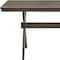 Homeroots 59" Gray Wood Trestle Base Dining Table 630373 - alternate 2