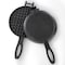 Megachef 6.7 Inch Round Cast Iron Pie Iron Outdoor/Camping Cookware with Long Handle 750124346M - alternate 2