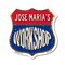 Signmission Jose Maria's Workshop, 6 Inch X 6 Inch, Plastic Sign SHI-P-6-489-JOSE MARIA - alternate 1