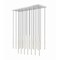 Z-Lite Forest 23 Light Linear Chandelier, Brushed Nickel, 54 In W 919MP24-23L-BN-LED - alternate 2