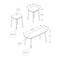 Monarch Specialties Table Set, 3pcs Set, Coffee, End, Side, Accent, Living Room, Light Brown Laminate, Mid Century I 7852P - alternate 2
