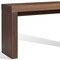 Homeroots 47" Brown Wood Block Console Table 555124 - alternate 2