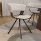 Leisuremod Wooden Dining Chair Modern style Nymia Collection Walnut Glazed Color in White NCDW-22W - alternate 2