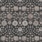 Homeroots 8' X 10' Black Brown And Beige Floral Washable Indoor Outdoor Area Rug 605416 - alternate 2