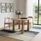 Homeroots 52" Natural Solid Wood Round Top Dining Table 721120 - alternate 2