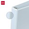 Deli Economy View Binder 0.5in, Letter, 3-Ring, 2 Pockets, White, 12PK CF560-WH - alternate 2