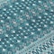 Homeroots 3' X 5' Teal Blue Aqua And Ivory Tribal Washable Indoor Outdoor Area Rug 582590 - alternate 2