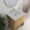 James Martin Vanities Hudson 30" Single Vanity, Light Natural Oak w/ 3 CM Eternal Jasmine Pearl Silestone Top 435-V30-LNO-3EJP - alternate 3
