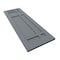 Ekena Millwork True Fit PVC San Juan Capistrano Mission Style Fixed Mount Shutters, Ocean Swell, 12W x 44H, PR TFP001SJ12X044CH - alternate 3