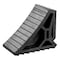 Curt Wheel Chock, 7-3/8 in L, 5-7/8 in W, 3-7/8 in H, Rubber 22801 - alternate 1