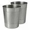 Happimess Riley Modern Classic Hammered Steel Accent 2 Gal Waste Bin, Polished Steel, 2PK HPM1111E-SET2 - alternate 3