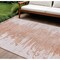 Homeroots 10' X 14' Terra Cotta Salmon And Copper Abstract Washable Indoor Outdoor Area Rug 582457 - alternate 1