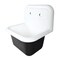 Kingston Brass 22" Cast Iron Single Bowl Wall Mount Utility Sink, White GCLWS221811 - alternate 1