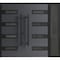 Vdomdoors Front Exterior Prehung Aluminum Double Doors Ronex0131 Grey 1 Sidelight Mirrored Clear Glass 1 RONEX0131DEXD-GRE-W72+16xH96-RH-I - alternate 1