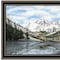 Homeroots Snowy Mountain Landscape  Black Framed Wall Art 572033 - alternate 2