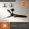Vaxcel Winnetka, 52 in, Black Ceiling Fan, Black Blades, LED, Remote, DC Motor F0144 - alternate 2