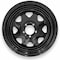 Steel Master 15X6 5 On 4.5 Black Boxed Wheels 600700BLK - alternate 1