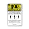 Signmission Public Safety, Yoga Students Practice Social Distancing, 24in X 18in Aluminum, OS-NS-A-1824-25360 OS-NS-A-1824-25360 - alternate 1