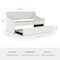 Martha Stewart Simone Twin Upholstered Platform Daybed with Pull Out Trundle, Cushioned Headboard, Footboard XH-8549-DBT-WH-MS - alternate 2