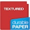 Oxford Twin Pocket Folders with Fasteners, Letter Size, Red, 25PK 57711 - alternate 2