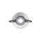 Auveco Washer Base Wing Nut 1/4in-20, 50PK 10036 - alternate 2