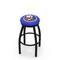 Holland Bar Stool Co 36" Blk Wrinkle New York Islanders Swivel Bar Stool, Accent Ring L8B2B36NYIsln - alternate 1