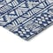 Homeroots 10' X 14' Navy Blue And Ivory Southwestern Washable Indoor Outdoor Area Rug 594183 - alternate 3