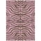 Homeroots 8' X 10' Brown And Pink Animal Print Washable Indoor Outdoor Area Rug 600669 - alternate 3