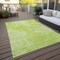 Homeroots 5' X 8' Artichoke Green And Lime Green Nautical Washable Indoor Outdoor Area Rug 581720 - alternate 2
