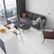 Apollo Tile Nubes 10x10 Thassos Honed Snow White Marble Hexagon Wall and Floor Tile 2.95 sq ft/case, 5PK APLMKN88G30HA - alternate 2