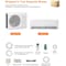 Edendirect 1-Zone 12000 BTU Ductless Mini Split Air Conditioner Heat Pump with Wi Fi and Remote Control ZR-AUS-12H61RG4-700a(Bp14) - alternate 2