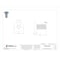 Metric Blue M8-1.25 Socket Head Cap Screw, Flat, Metric Blue Alloy Steel, 20 mm Length, 25 PK UST187471 - alternate 3