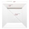 Smarty Had A Party 6.5" White Square Plastic Cake Plates, 120PK 6916-CASE - alternate 3