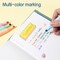 Deli MIYOU Highlighters, Assorted Colors, Chisel Tip, 6PK EU12-6C - alternate 2