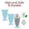Smarty Had A Party 15 oz. Transparent Blue Milkshake Plastic Cups, 48PK 1805-CASE - alternate 2