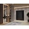 Vdomdoors Front Exterior Prehung Steel Door Ronex1033 Teak 2 Sidelight Exterior Windows Sidelites Entry Metal RONEX1033EXD-OAK-W14+36+14 x H80-LH-I - alternate 3
