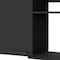 Homeroots 39in Black Accent Cabinet With Two Shelves 518043 - alternate 2