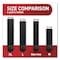 Command Damage-Free Hanging Picture Hanging Strip Pairs, (8) XL, (6) L, (2) Med, Black 17218BLK-16ES - alternate 3