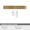Amerock Premise 3-3/4 inch (96mm) Center-to-Center Champagne Bronze Cabinet Pull, 25PK 25VMP36844CZ - alternate 3