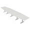 Skutchi Designs 18ft Conference Table With Power Unit | 18 Person Modular Hexagon Meeting Table | Harmony Series HAR-HEX.IR-48X216-T-WA7976-NA - alternate 1