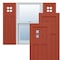 Ekena Millwork True Fit PVC San Antonio Mission Style Fixed Mount Shutters, Colorful Leaves, 15W x 66H, PR TFP001ST15X066CL - alternate 1
